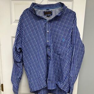 Ariat Men's Blue Checkered Shirt